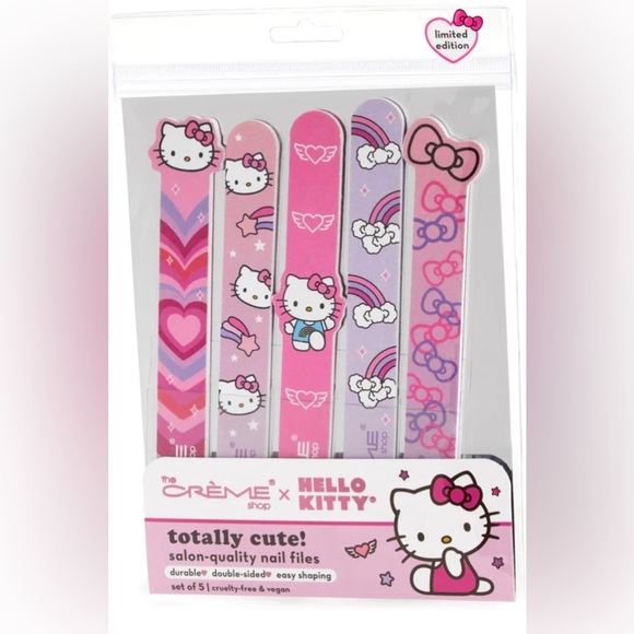 The Creme Shop x Hello Kitty Y2K Collection Totally Cute! Nail Files Set of 5 - Picture 1 of 9